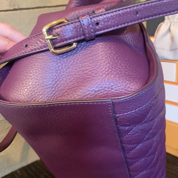 NWT Vera Bradley Quilted Stella Satchel Aubergine - Picture 12 of 17